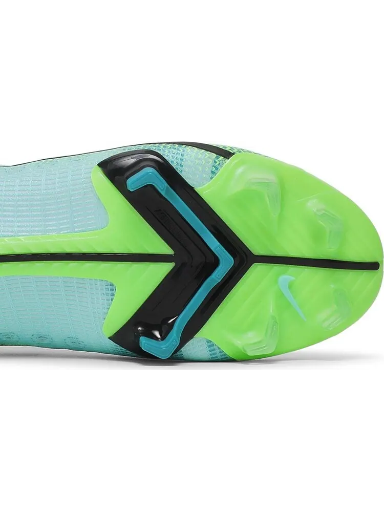 Бутсы Nike Mercurial Superfly 8 Elite FG 'Dynamic Turquoise Lime Glow' — изображение 5 из 8, синий