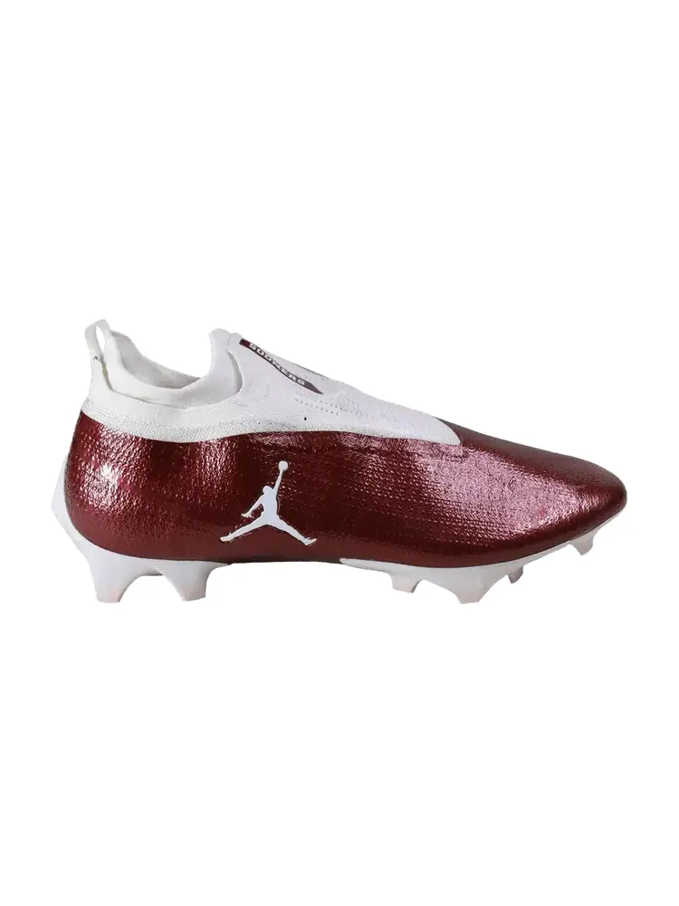Бутсы Nike Jordan Vapor Edge Elite 360 Flyknit SMU 'Oklahoma Sooners Home' PE — изображение 1 из 1, серебристый