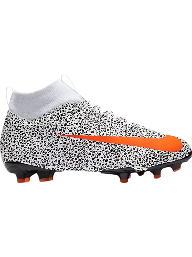 Бутсы Nike CR7 x Mercurial Superfly 7 Academy MG GS 'Safari' — изображение 1 из 1, оранжевый