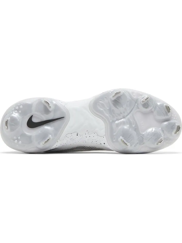 Бутсы Nike Alpha Huarache Elite 3 Low 'White Grey' — изображение 3 из 7, белый