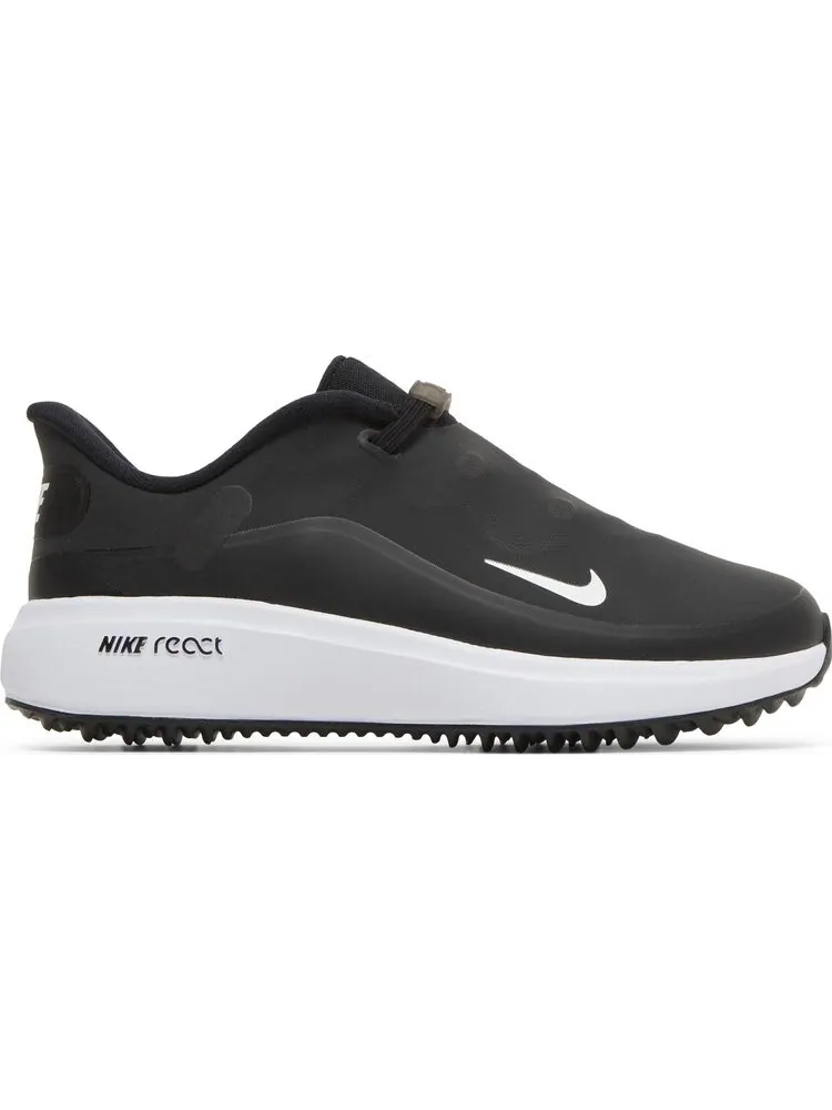 Бутсы Nike Wmns React Ace Tour 'Black Metallic Dark Grey' — изображение 1 из 8, черный