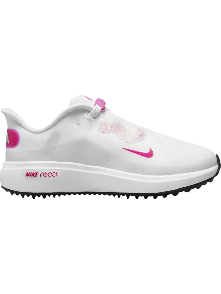 Бутсы Nike Wmns React Ace Tour 'White Pink Prime' — изображение 1 из 1, белый