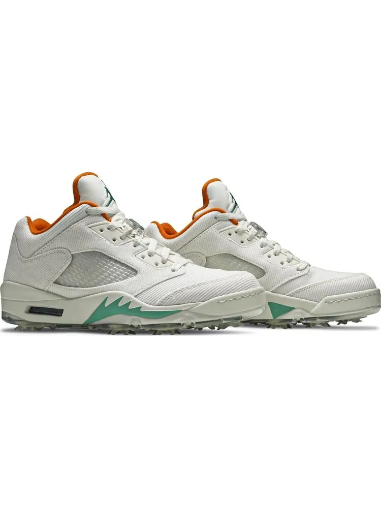 Бутсы Air Jordan 5 Low Golf NRG Lucky and Good — изображение 8 из 8, белый