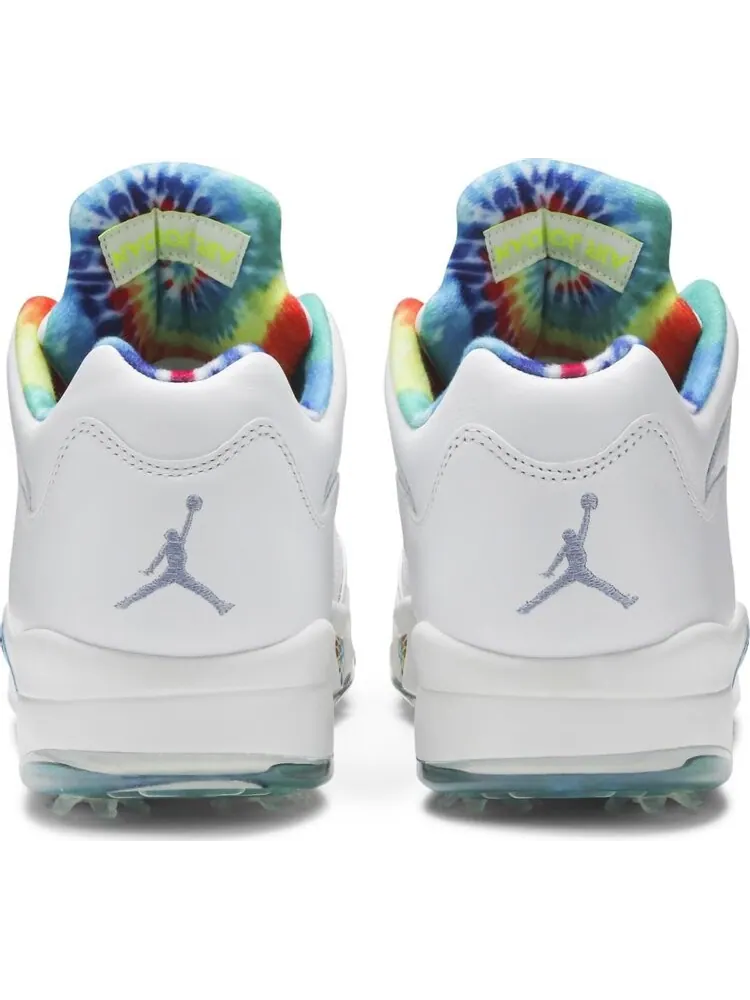 Бутсы Air Jordan 5 Low Golf Peace, Love, and Golf — изображение 6 из 8, белый