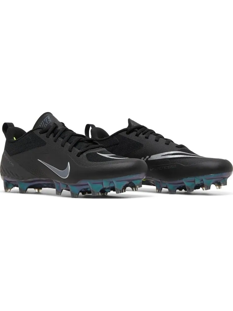 Бутсы Nike Alpha Huarache 8 Pro 'Black Metallic Silver' — изображение 8 из 8, черный