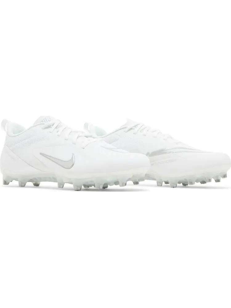 Бутсы Nike Alpha Huarache 8 Pro 'White Metallic Silver' — изображение 8 из 8, белый