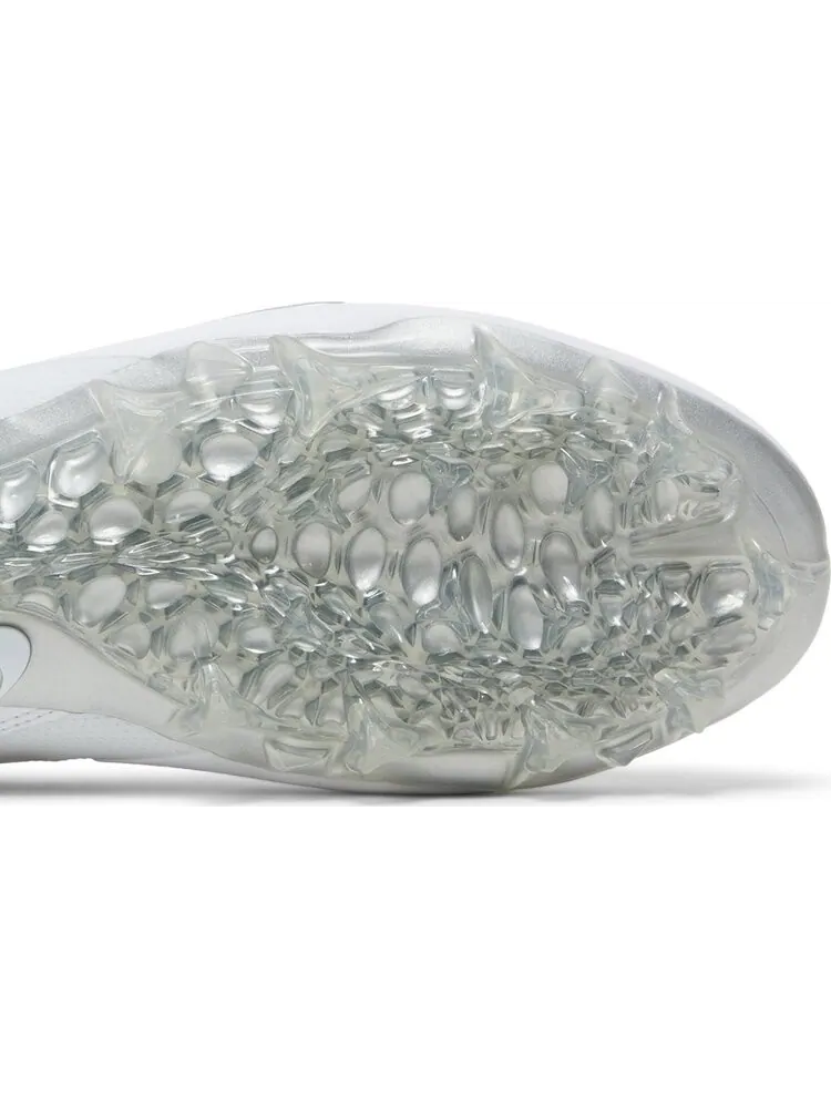 Бутсы Nike Alpha Huarache 8 Elite 'White Metallic Silver' — изображение 5 из 8, белый