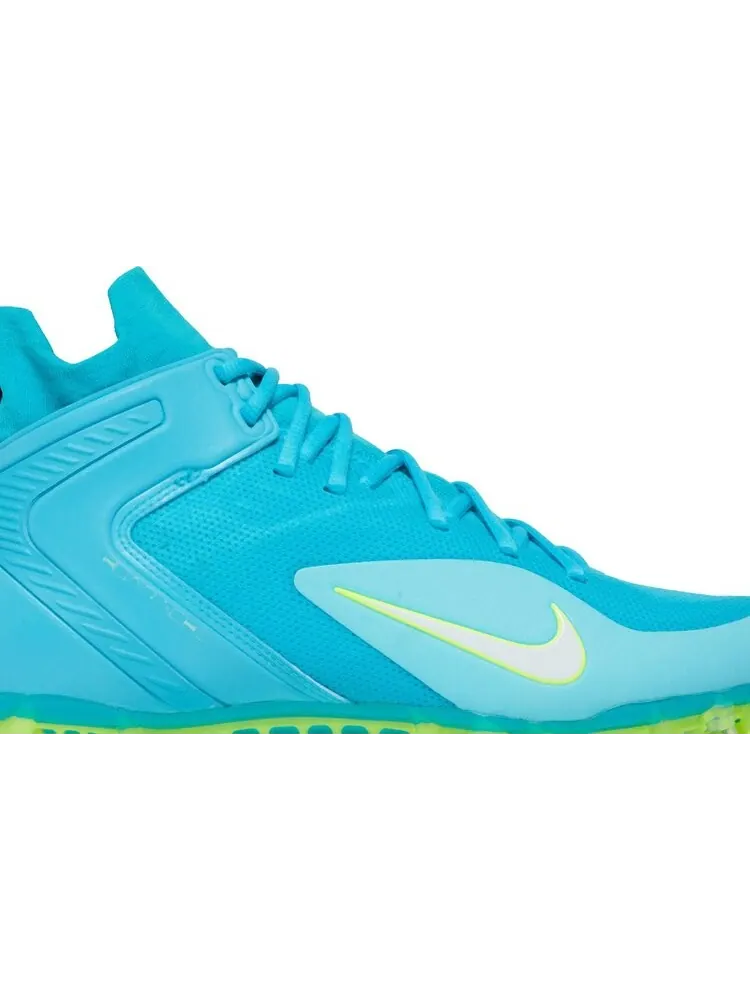 Бутсы Nike Alpha Huarache 8 Elite 'Turquoise Blue' — изображение 2 из 8, синий