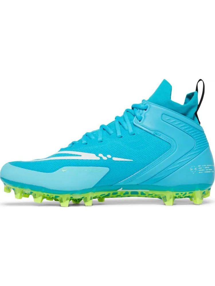 Бутсы Nike Alpha Huarache 8 Elite 'Turquoise Blue' — изображение 3 из 8, синий