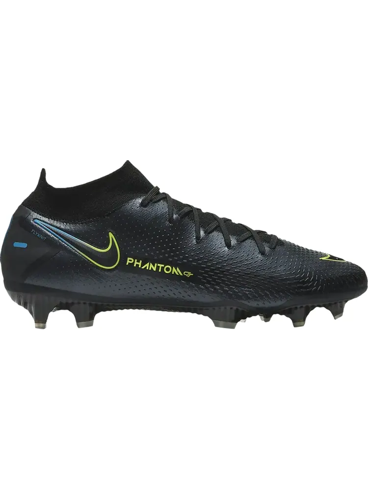 Бутсы Nike Phantom GT Elite DF FG 'Black Cyber' — изображение 1 из 1, черный