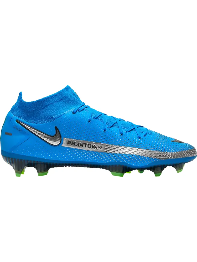 Бутсы Nike Phantom GT Elite DF FG 'Photo Blue Metallic Silver' — изображение 1 из 1, синий