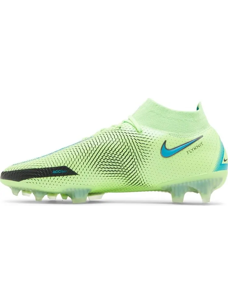 Бутсы Nike Phantom GT Elite DF FG 'Lime Glow' — изображение 3 из 8, зеленый