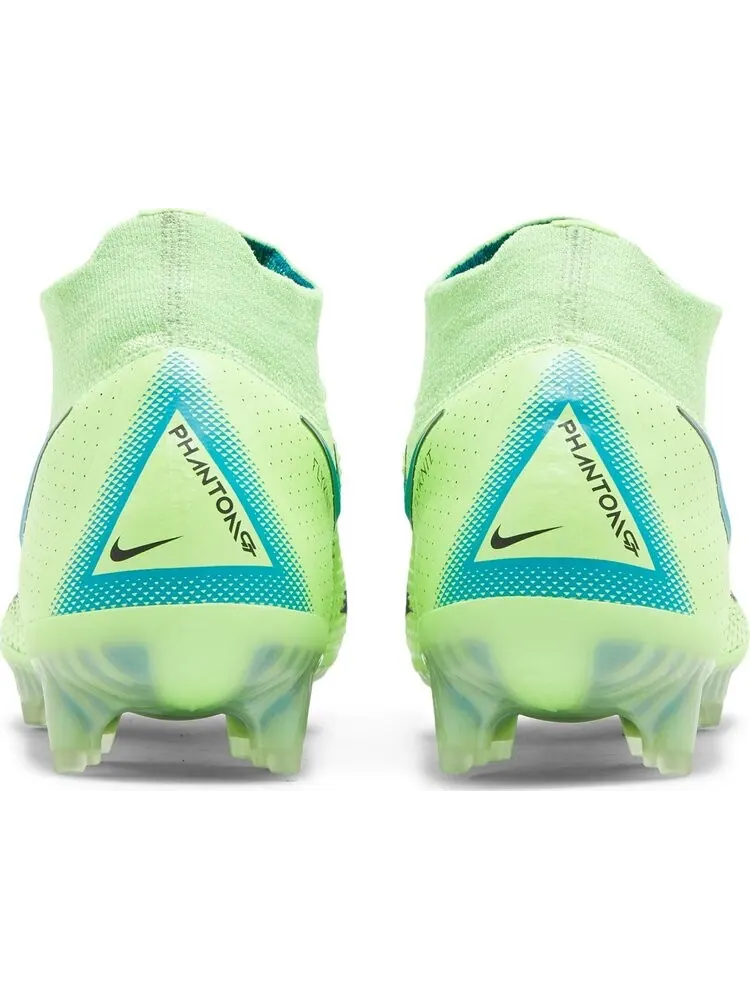 Бутсы Nike Phantom GT Elite DF FG 'Lime Glow' — изображение 6 из 8, зеленый