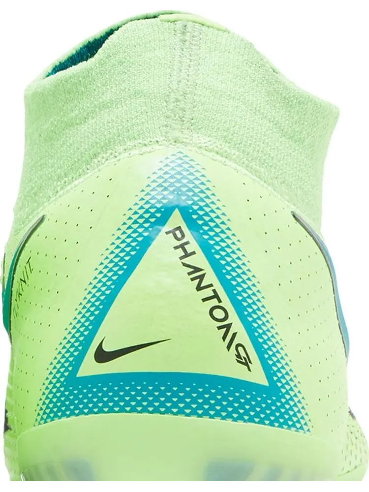 Бутсы Nike Phantom GT Elite DF FG 'Lime Glow' — изображение 7 из 8, зеленый