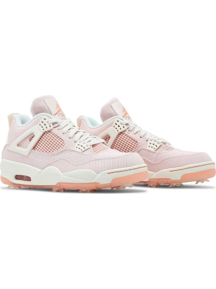 Бутсы Air Jordan 4 Golf NRG Seersucker — изображение 8 из 8, розовый