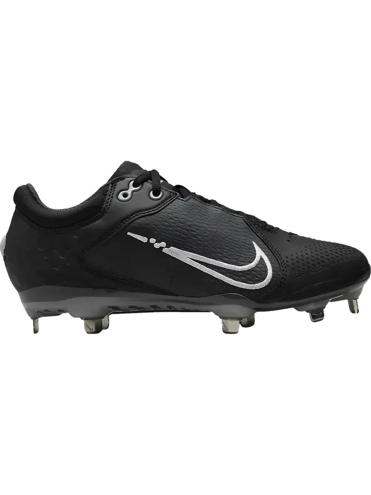 Бутсы Nike Wmns Hyperdiamond 4 Elite 'Black Dark Smoke Grey' — изображение 1 из 1, черный