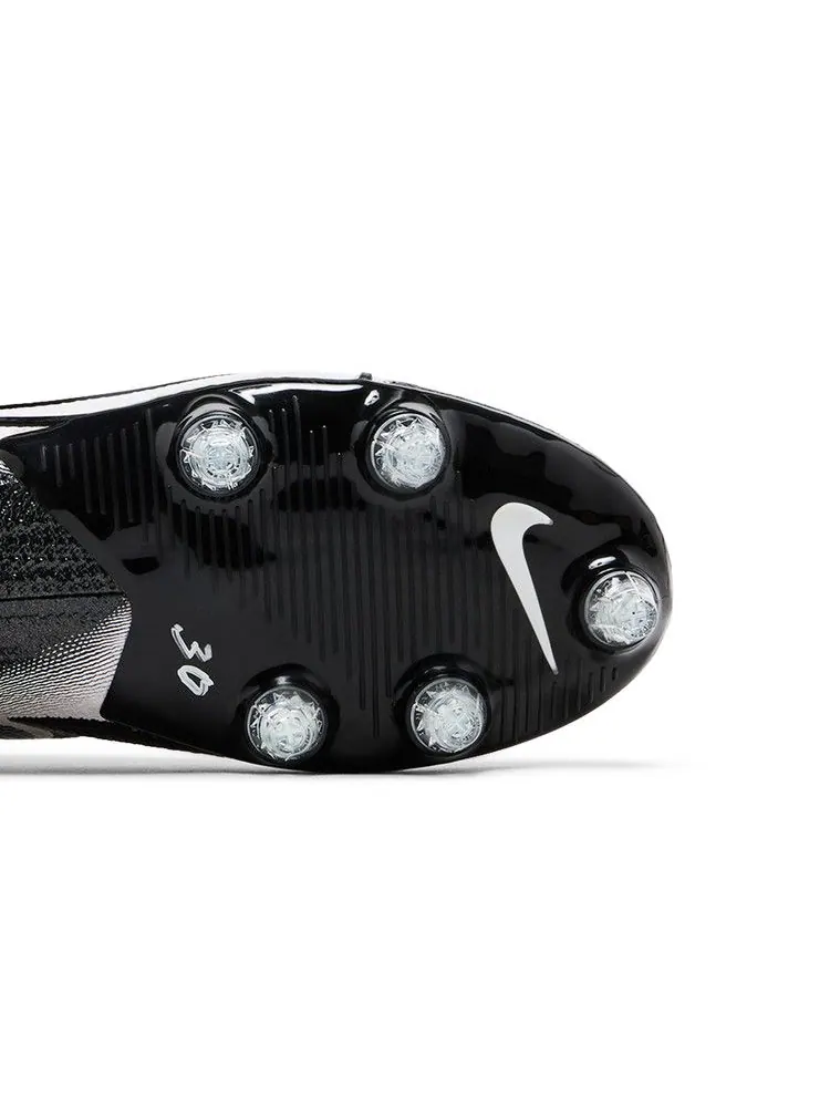 Бутсы Nike Vapor Edge Elite 360 Flyknit 'Black White' — изображение 6 из 9, черный/белый