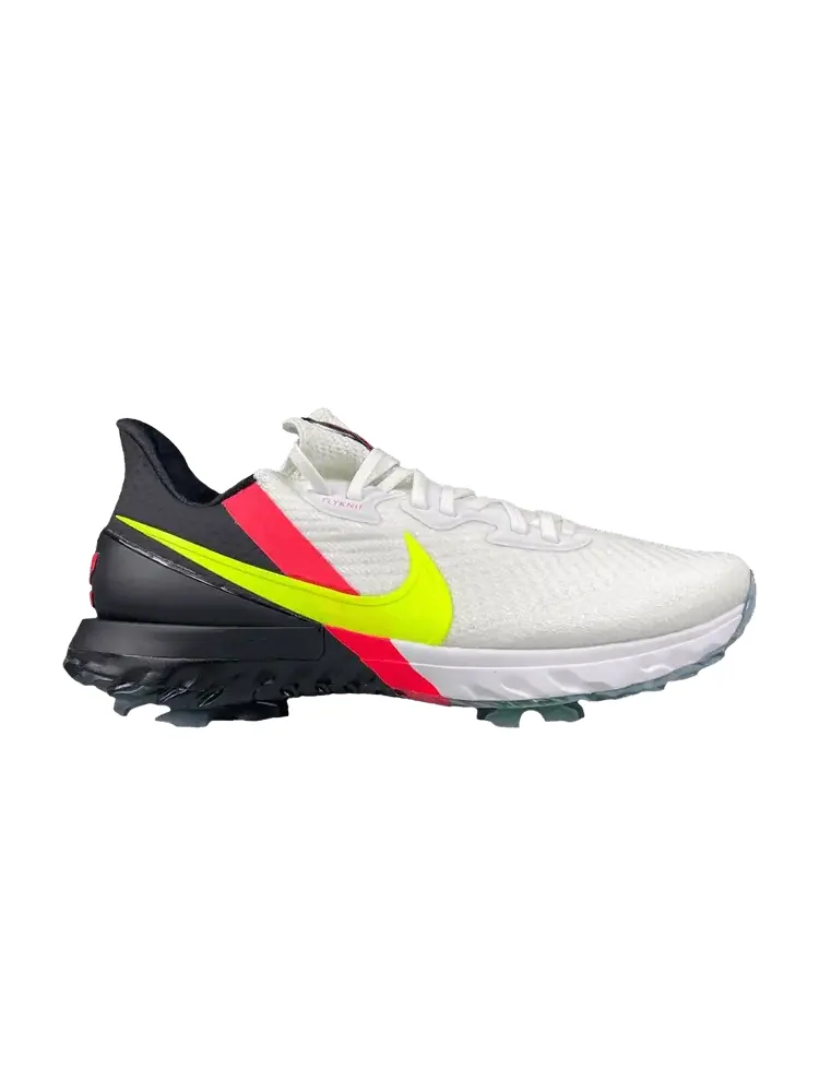 Бутсы Nike Air Zoom Infinity Tour 'White Volt Flash Crimson' — изображение 1 из 1, белый//черный