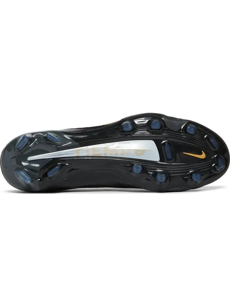 Бутсы Nike Tiempo Legend 9 Elite FG 'Black Metallic Gold' — изображение 4 из 8, черный
