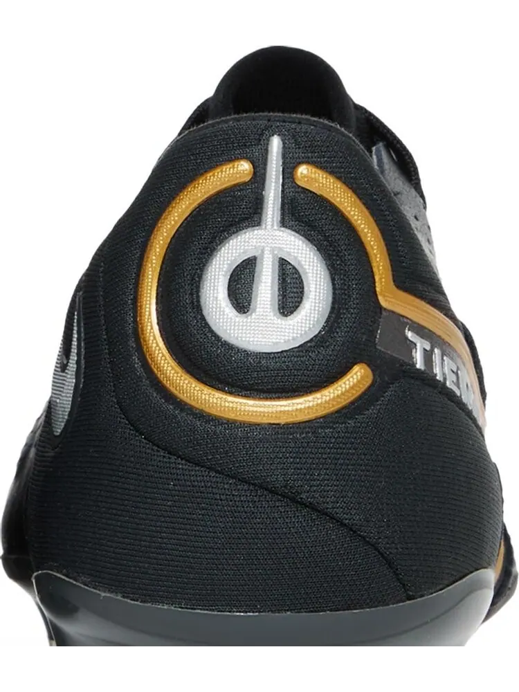 Бутсы Nike Tiempo Legend 9 Elite FG 'Black Metallic Gold' — изображение 7 из 8, черный
