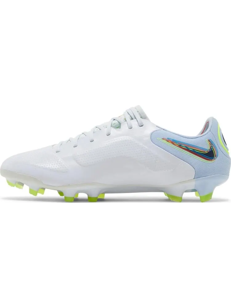 Бутсы Nike Tiempo Legend 9 Elite FG 'Grey Blackened Blue' — изображение 3 из 8, серый