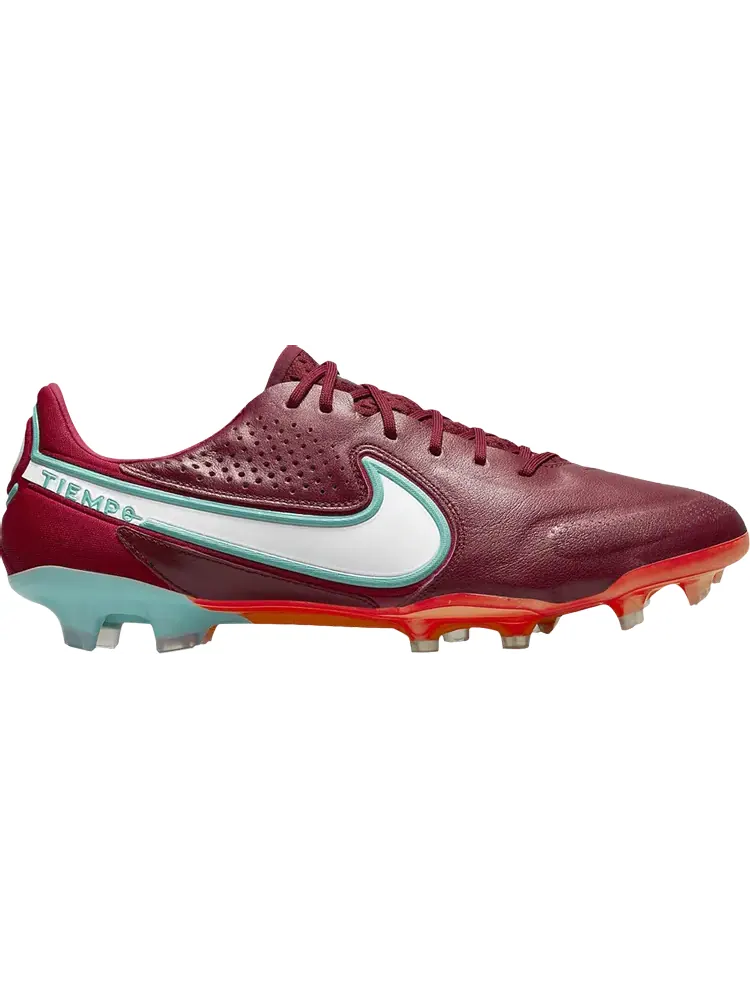 Бутсы Nike Tiempo Legend 9 Elite FG Team Red Mystic Hibiscus — изображение 1 из 1, красный