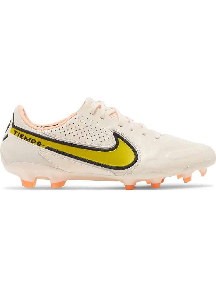 Бутсы Nike Tiempo Legend 9 Elite FG 'Guava Ice Yellow Strike' — изображение 1 из 8, розовый