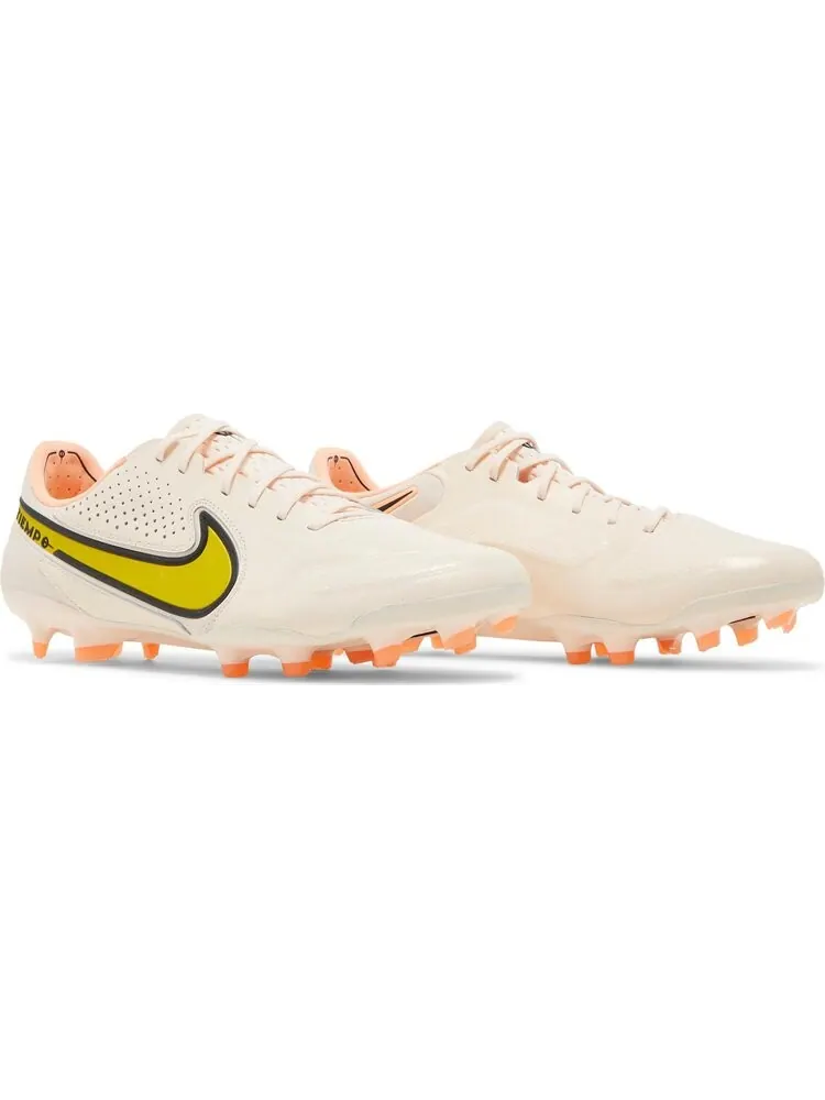 Бутсы Nike Tiempo Legend 9 Elite FG 'Guava Ice Yellow Strike' — изображение 8 из 8, розовый