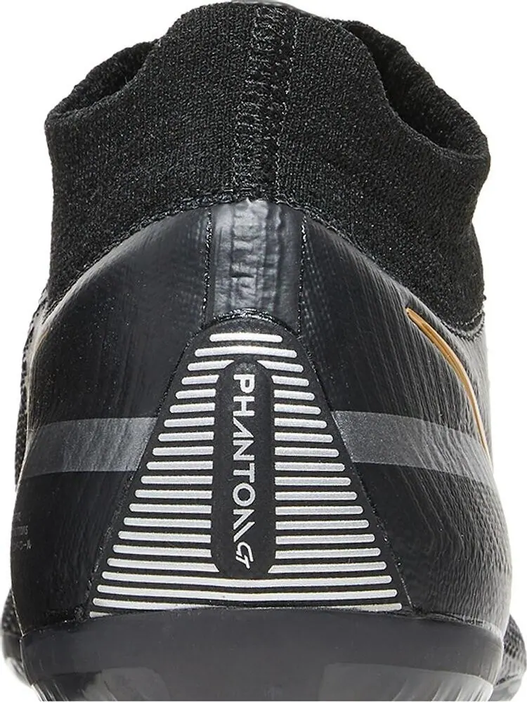 Бутсы Nike Phantom GT2 DF Elite FG 'Black Metallic Gold' — изображение 7 из 8, черный