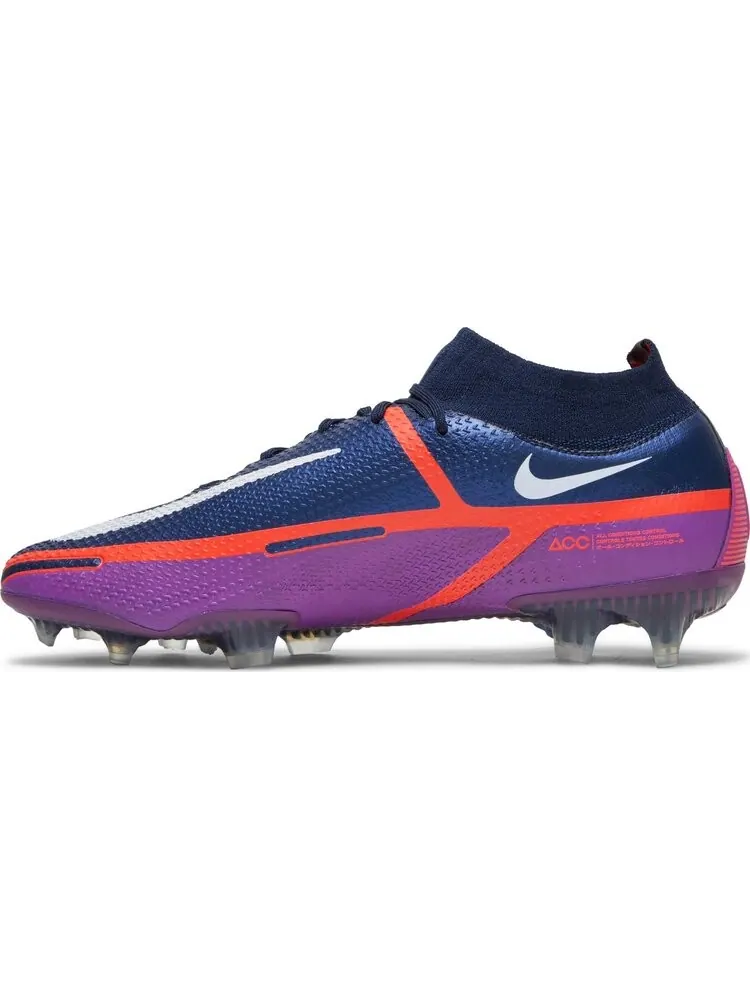 Бутсы Nike Phantom GT2 DF Elite FG 'Vivid Purple' — изображение 3 из 8, фиолетовый