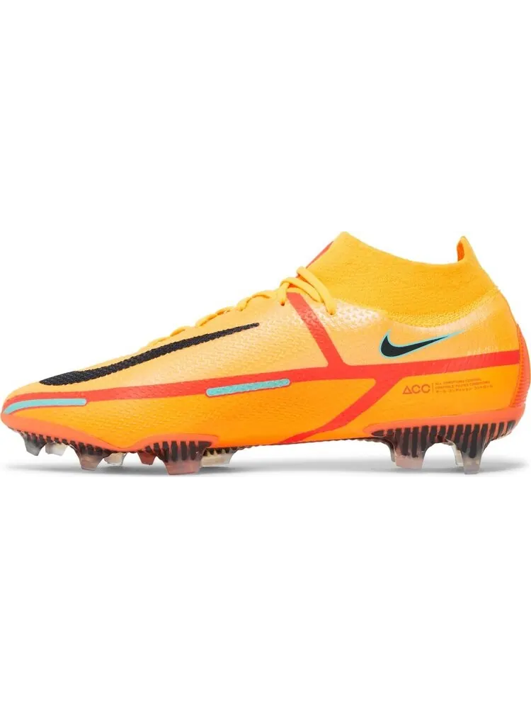 Бутсы Nike Nike Phantom GT2 DF Elite FG 'Laser Orange Bright Crimson' — изображение 3 из 8, оранжевый