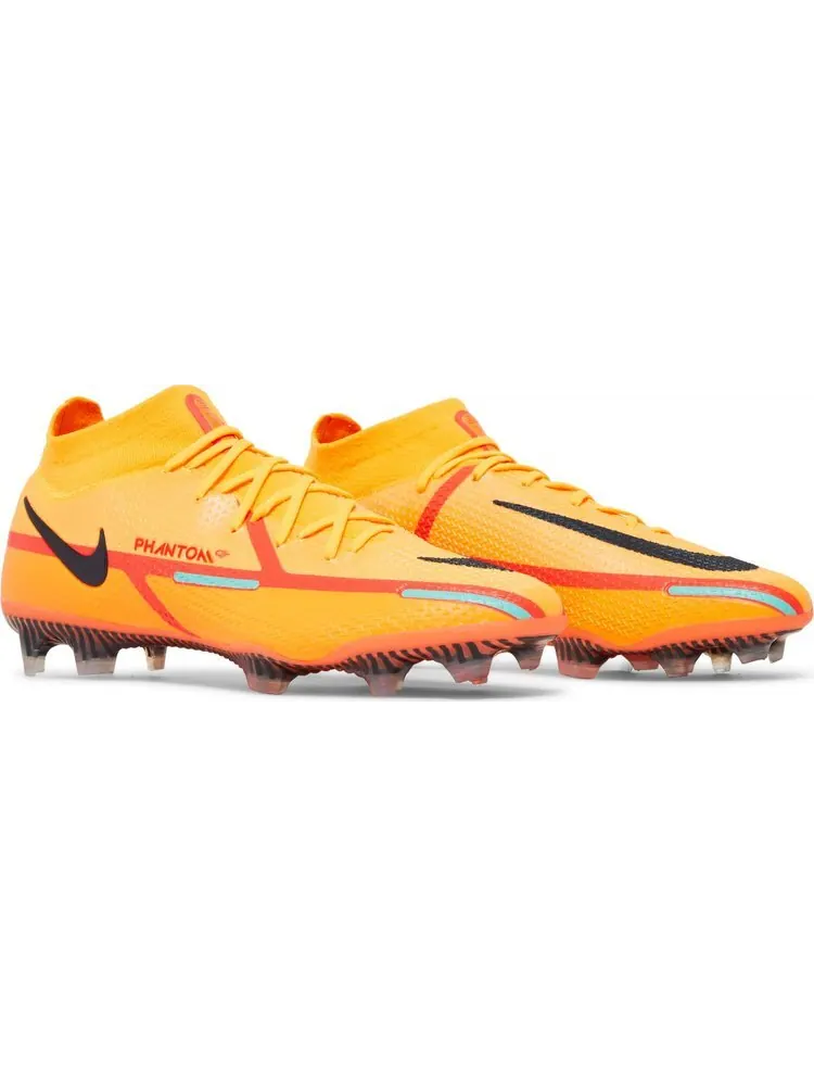 Бутсы Nike Nike Phantom GT2 DF Elite FG 'Laser Orange Bright Crimson' — изображение 8 из 8, оранжевый