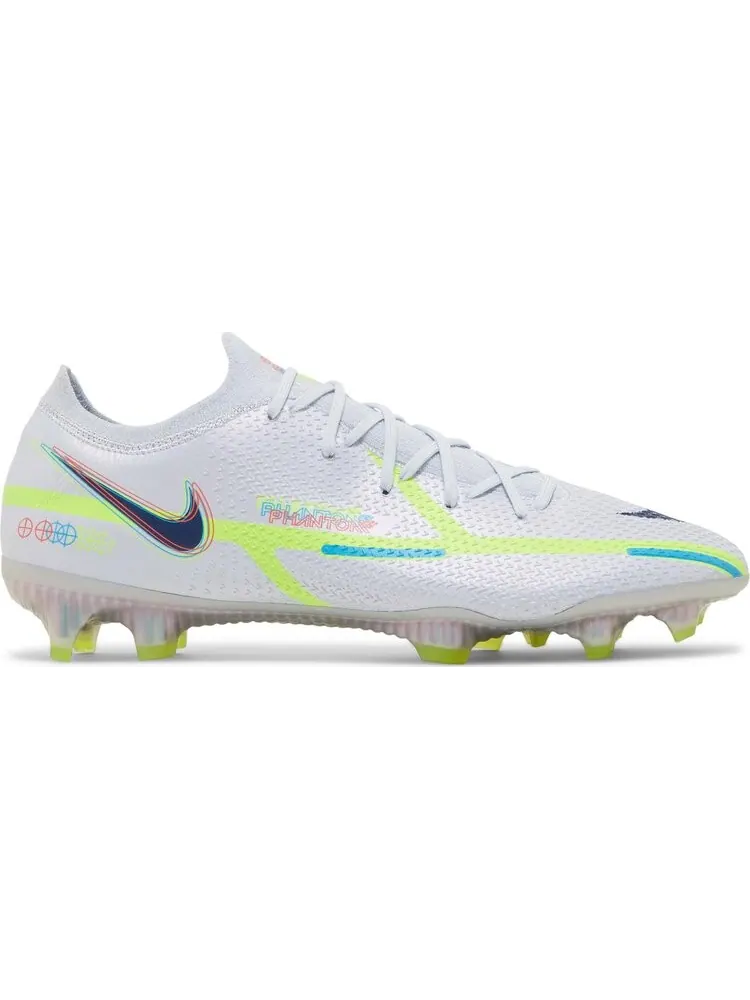 Бутсы Nike Phantom GT2 Elite FG 'Grey Volt' — изображение 1 из 8, серый