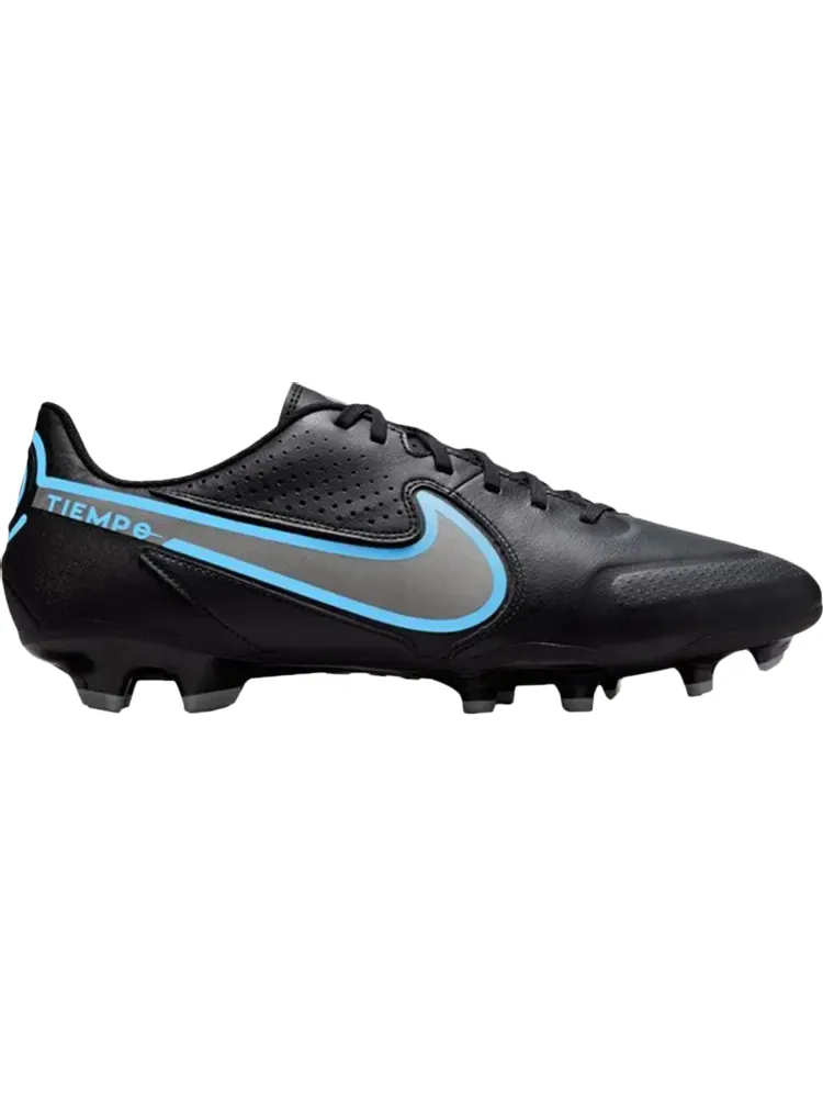 Бутсы Nike Tiempo Legend 9 Academy MG 'Black Blue Hero' — изображение 1 из 1, черный