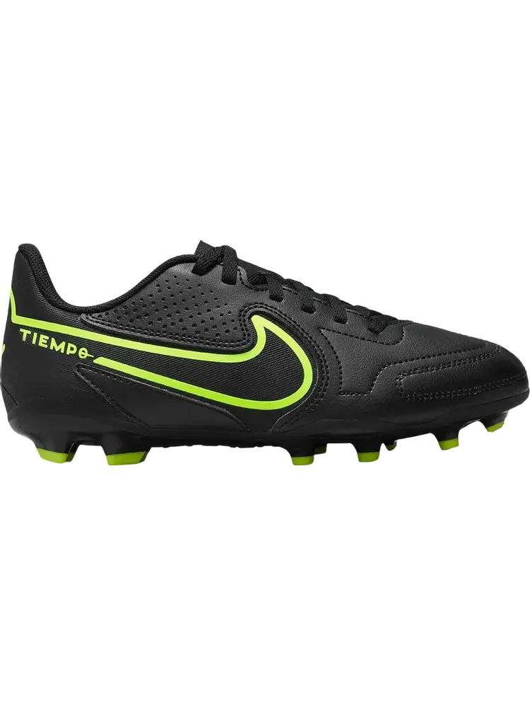 Бутсы Nike Tiempo Legend 9 Club MG GS 'Black Volt' — изображение 1 из 1, черный