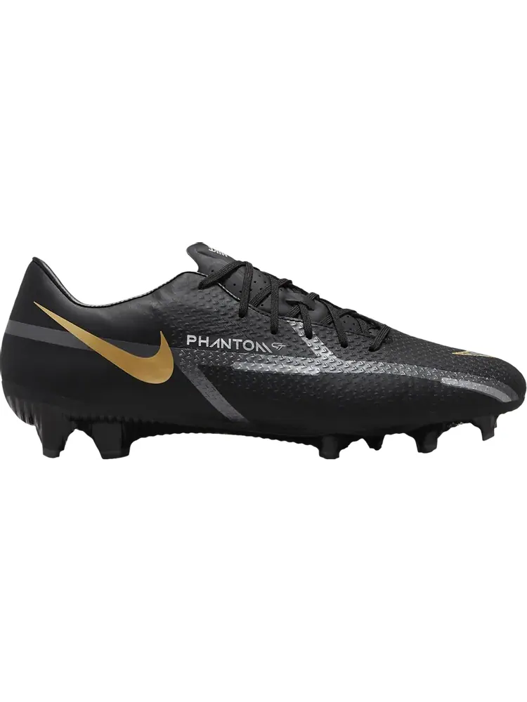 Бутсы Nike Phantom GT2 Academy MG 'Black Metallic Gold' — изображение 1 из 1, черный