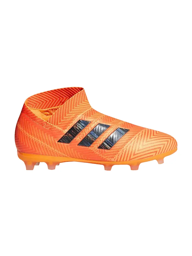 Бутсы adidas Nemeziz 18+ FG J 'Zest' — изображение 1 из 1, черный/красный