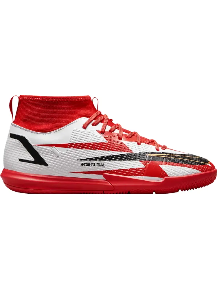 Бутсы Nike Mercurial Superfly 8 Academy CR7 IC GS 'Chile Red' — изображение 1 из 1, красный