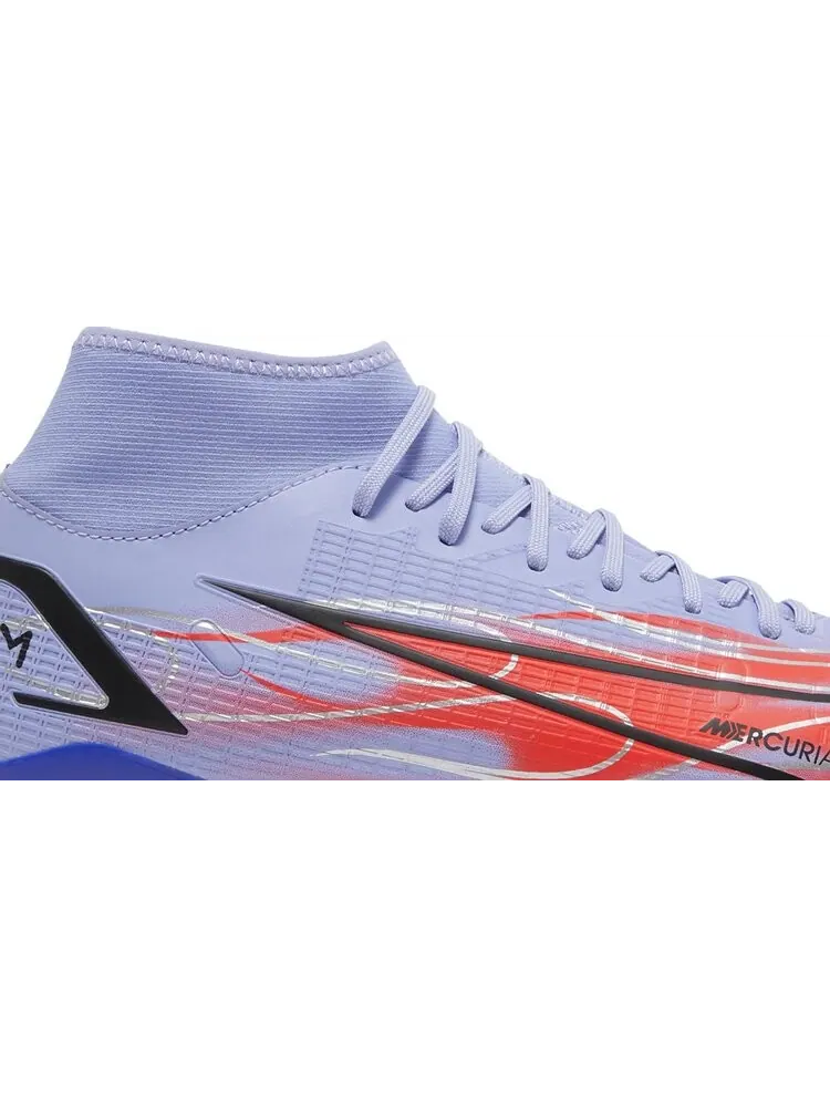 Бутсы Nike Kylian Mbappé x Mercurial Superfly 8 Academy MG 'Flames' — изображение 2 из 8, фиолетовый