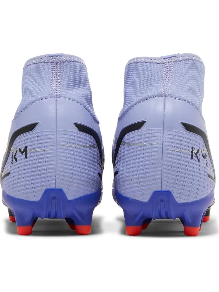 Бутсы Nike Kylian Mbappé x Mercurial Superfly 8 Academy MG 'Flames' — изображение 6 из 8, фиолетовый