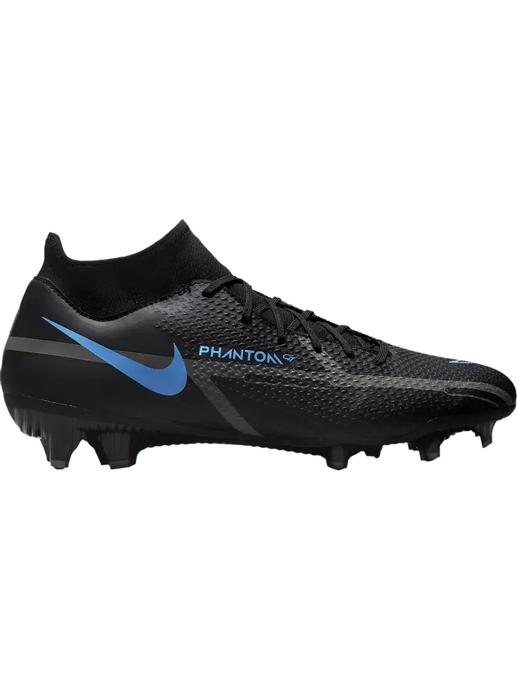 Бутсы Nike Phantom GT2 Academy DF MG 'Black Iron Grey' — изображение 1 из 1, черный