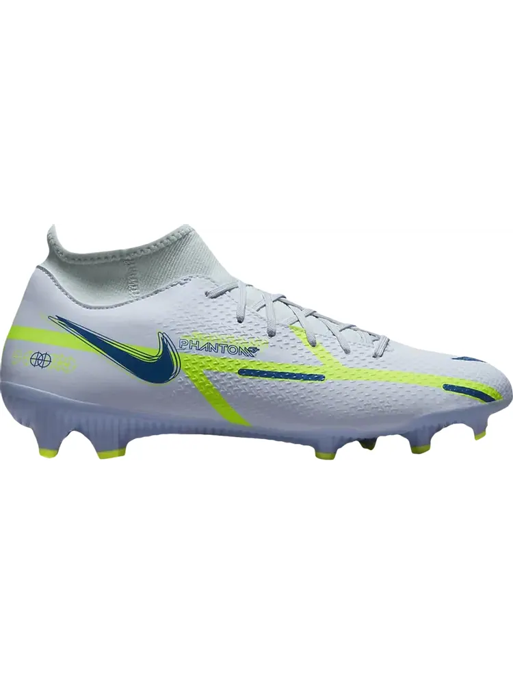 Бутсы Nike Phantom GT2 Academy DF MG 'Grey Dark Marina Blue' — изображение 1 из 1, серый