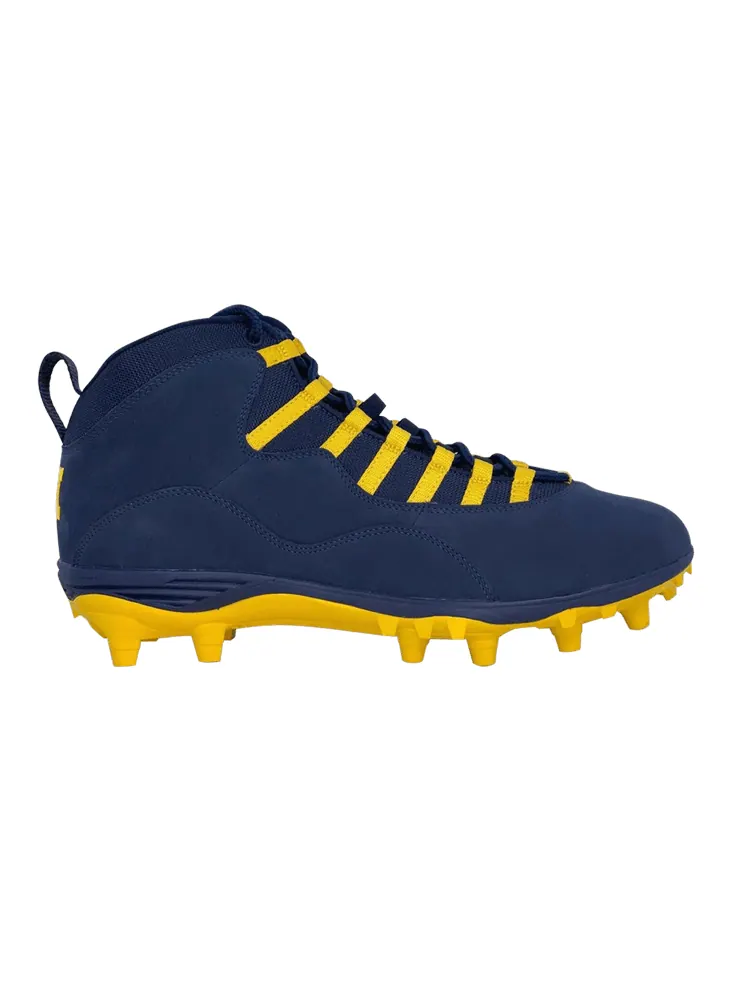 Бутсы Air Jordan Air Jordan 10 Superbad 'Michigan Wolverines' PE — изображение 1 из 1, темно-синий