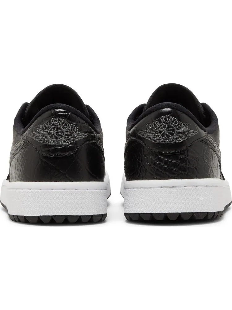 Бутсы Air Jordan 1 Low Golf Black Crocodile — изображение 5 из 7, черный