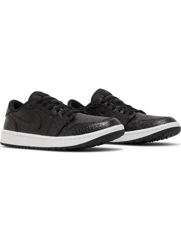 Бутсы Air Jordan 1 Low Golf Black Crocodile — изображение 7 из 7, черный
