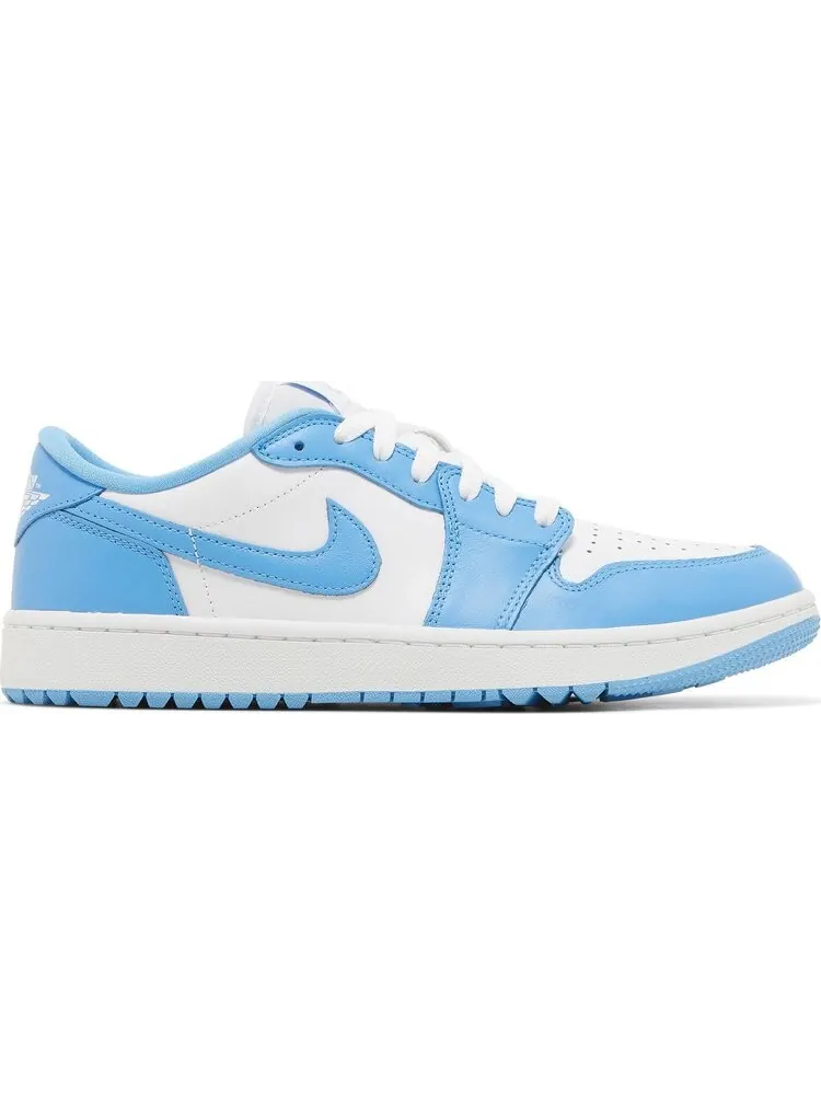 Бутсы Air Jordan 1 Low Golf UNC — изображение 1 из 10, белый