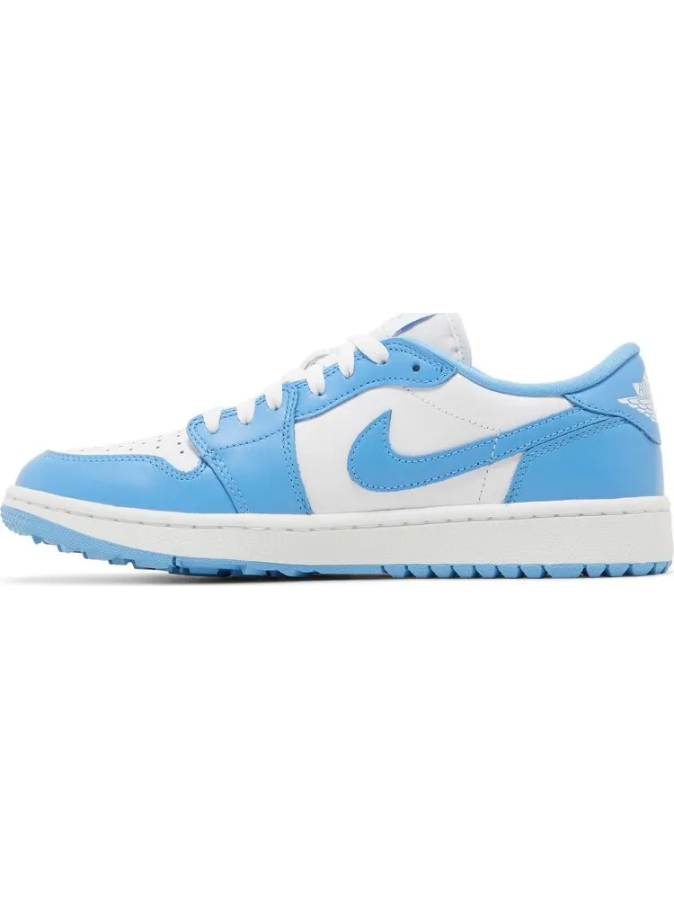 Бутсы Air Jordan 1 Low Golf UNC — изображение 3 из 10, белый