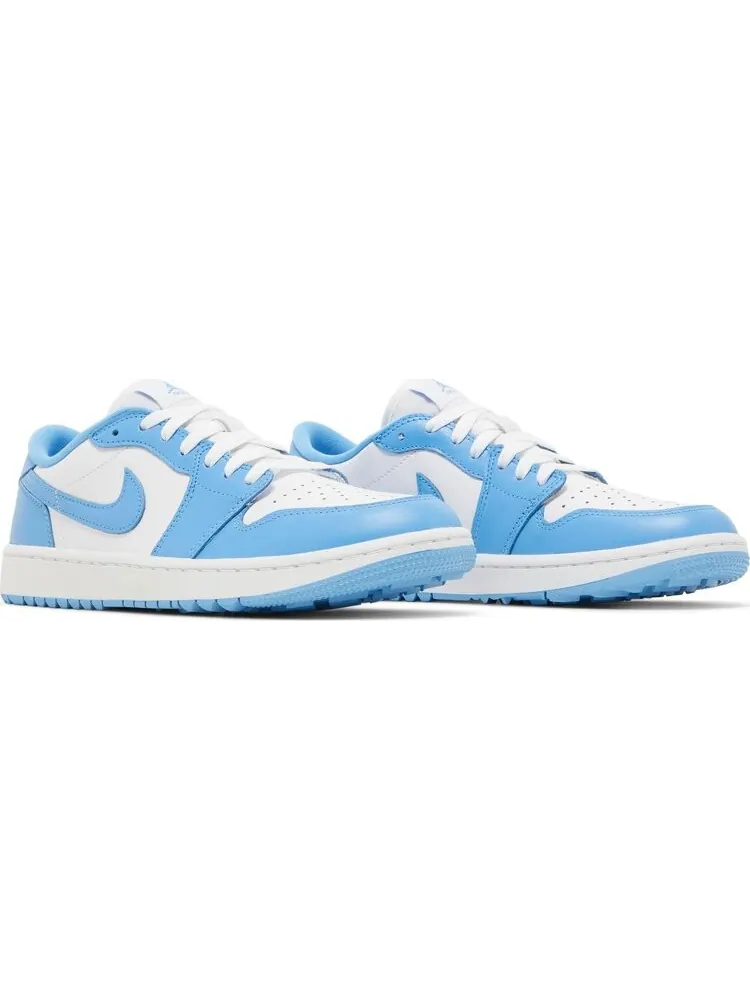 Бутсы Air Jordan 1 Low Golf UNC — изображение 8 из 10, белый