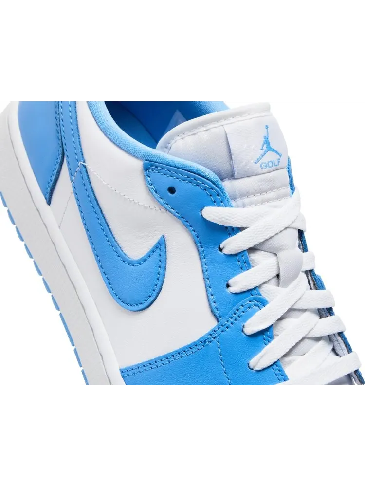 Бутсы Air Jordan 1 Low Golf UNC — изображение 10 из 10, белый