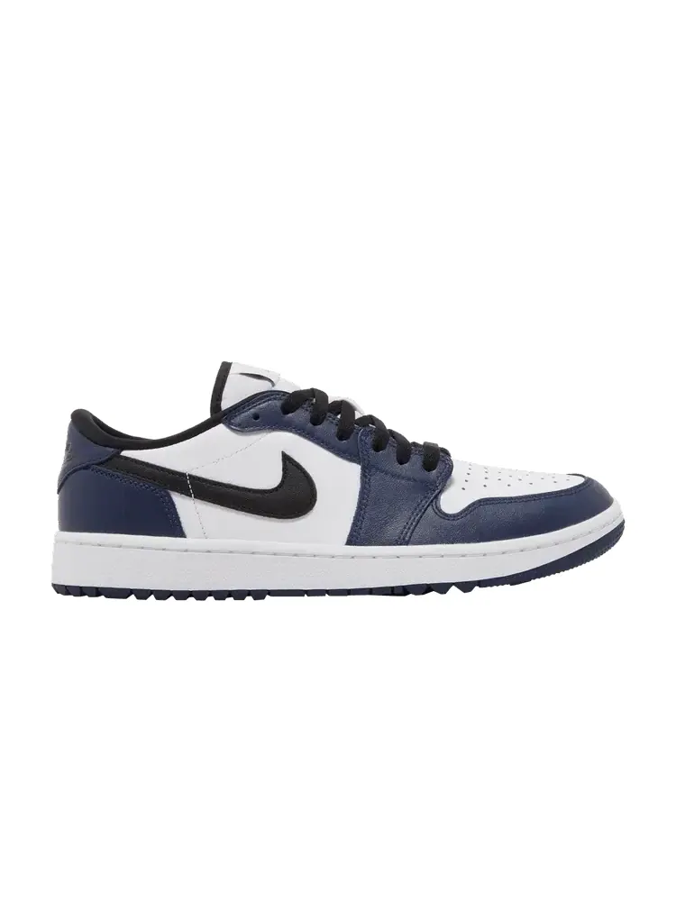 Бутсы Air Jordan Air Jordan 1 Low Golf 'Midnight Navy' — изображение 1 из 9, белый/темно-синий/черный